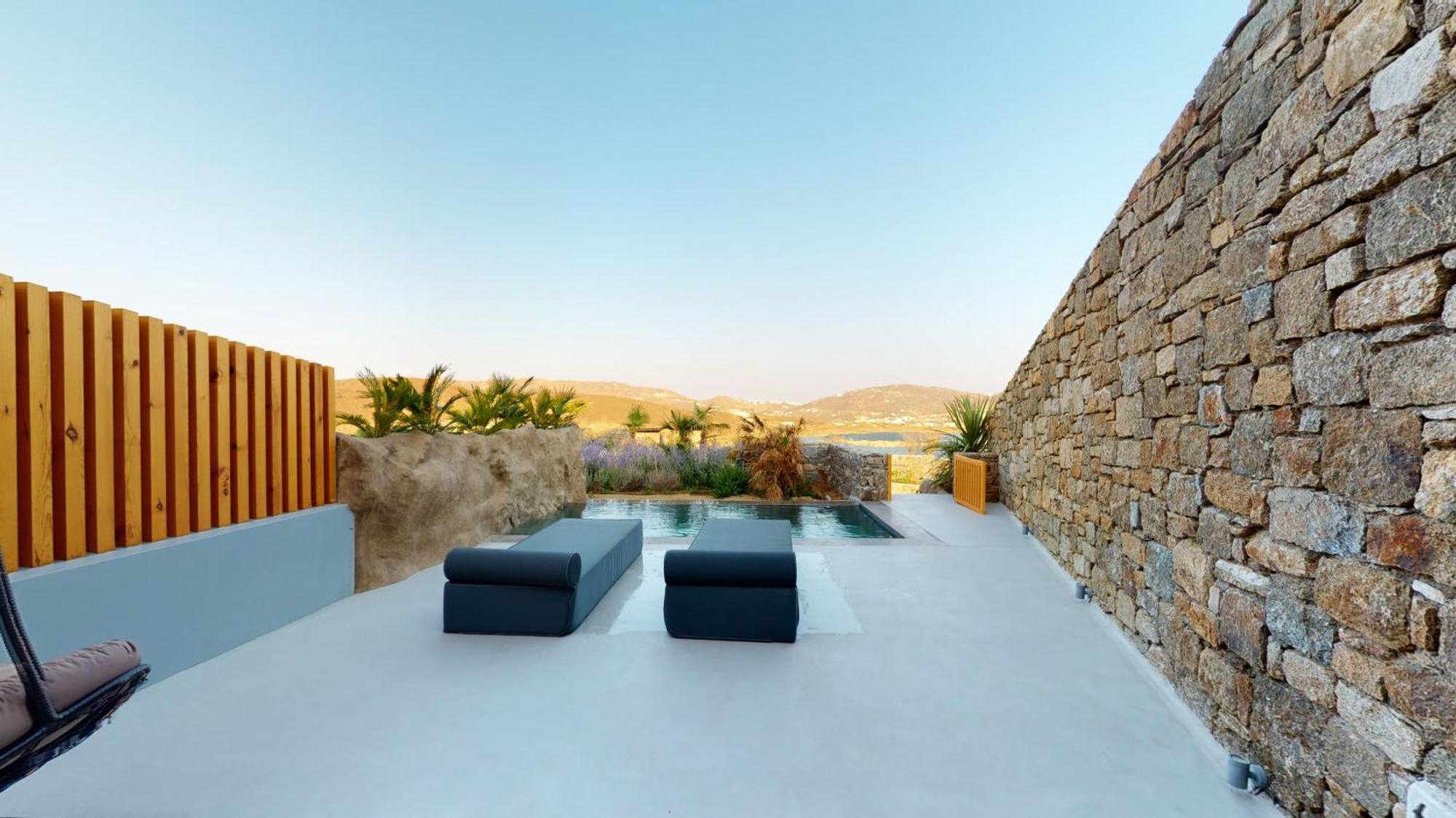 Nasta Suites & Villas Intentional Living Mykonos Panormos  Rom bilde