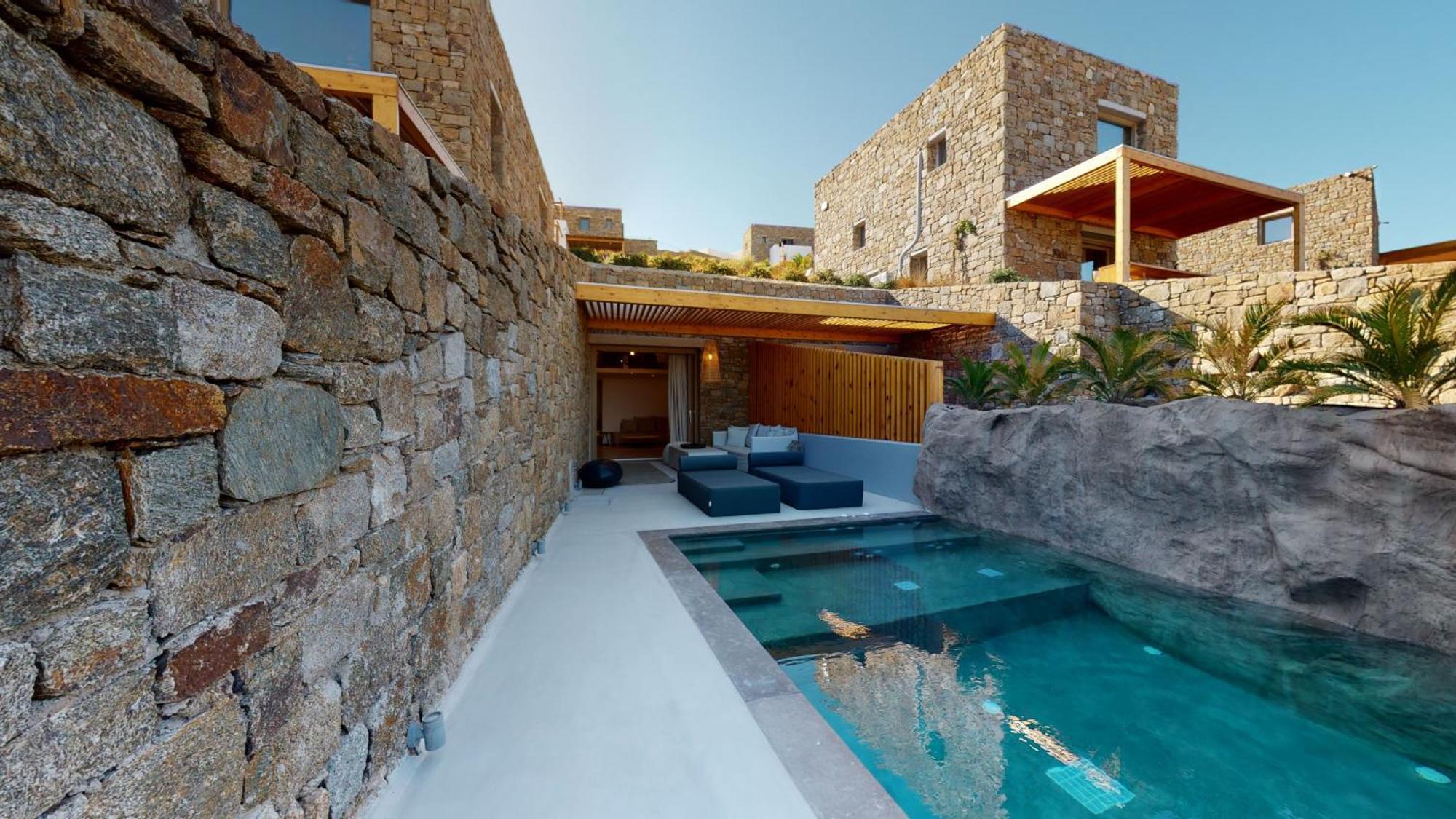 Nasta Suites & Villas Intentional Living Mykonos Panormos  Rom bilde